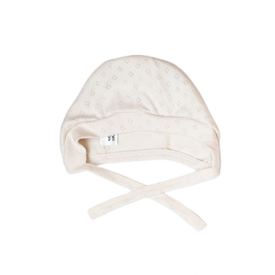 Чепчик Ажурная рибана Чуди Кидс 129124 шампань 01